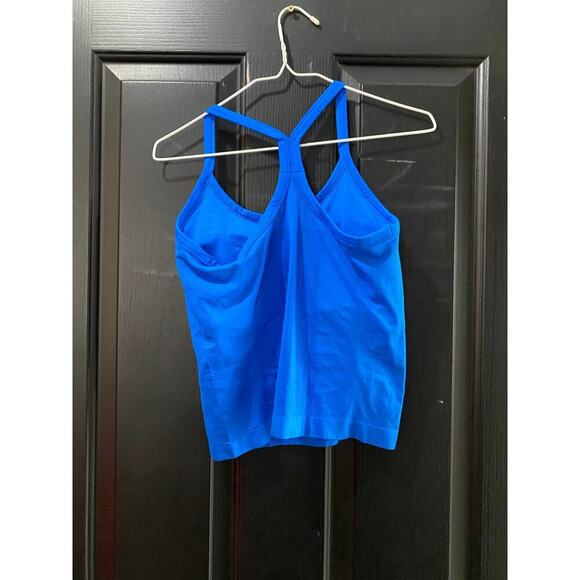 Tear Away Blue Sleeveless Racerback Tank Top Size Small - Picture 3 of 4